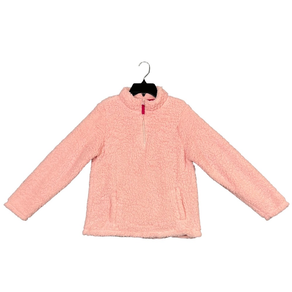 Wonder Nation Youth Girls Sherpa Pullover Sweater‎ Sz 14-16 Blush Pink Cozy Warm